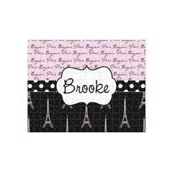 Paris Bonjour and Eiffel Tower 252 pc Jigsaw Puzzle (Personalized)