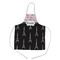 Paris Bonjour and Eiffel Tower Kid's Apron w/ Name or Text
