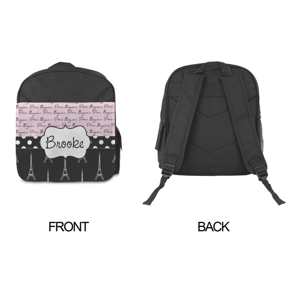 Paris Bonjour and Eiffel Tower Kid's Backpack - Approval