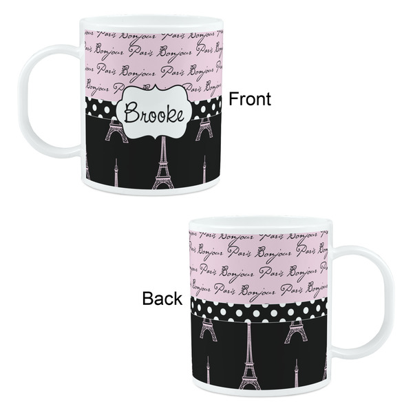 Paris Bonjour and Eiffel Tower Kid's Mug - Apvl