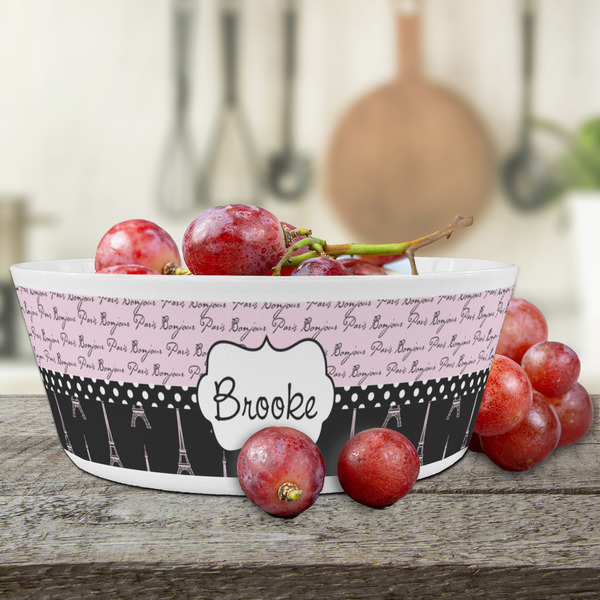 Paris Bonjour and Eiffel Tower Kids Bowls - LIFESTYLE