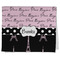 Paris Bonjour and Eiffel Tower Kitchen Towel - Poly Cotton w/ Name or Text