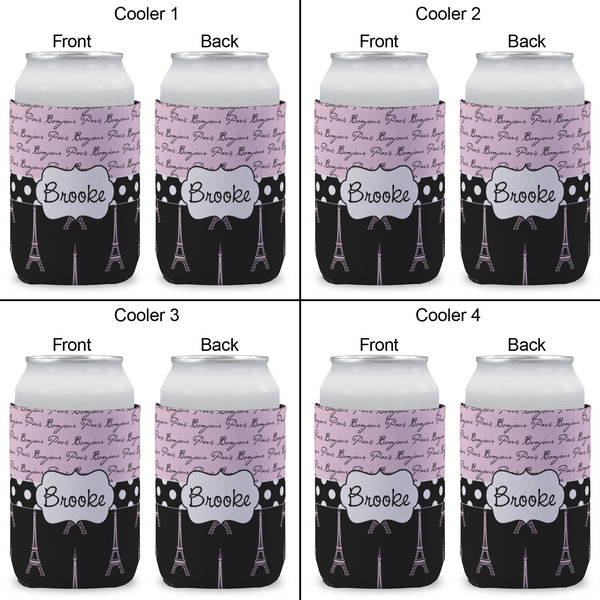 Paris Bonjour and Eiffel Tower Can Sleeve (Approval)