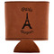 Paris Bonjour and Eiffel Tower Leatherette Can Sleeve - Flat