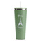 Paris Bonjour and Eiffel Tower Light Green RTIC Everyday Tumbler - 28 oz. - Front