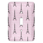 Paris Bonjour and Eiffel Tower Light Switch Covers (Personalized)