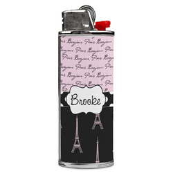 Paris Bonjour and Eiffel Tower Case for BIC Lighters (Personalized)