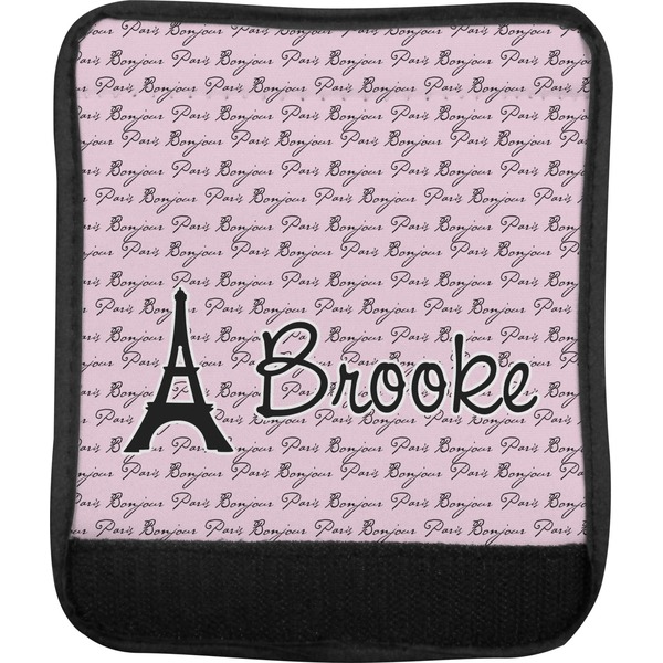 Paris Bonjour and Eiffel Tower Luggage Handle Wrap (Approval)