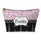 Paris Bonjour and Eiffel Tower Makeup Bag (Personalized)