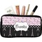 Paris Bonjour and Eiffel Tower Makeup / Cosmetic Bags (Select Size)