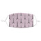 Paris Bonjour and Eiffel Tower Adult Cloth Face Mask