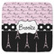 Paris Bonjour and Eiffel Tower Memory Foam Bath Mat 48 X 48