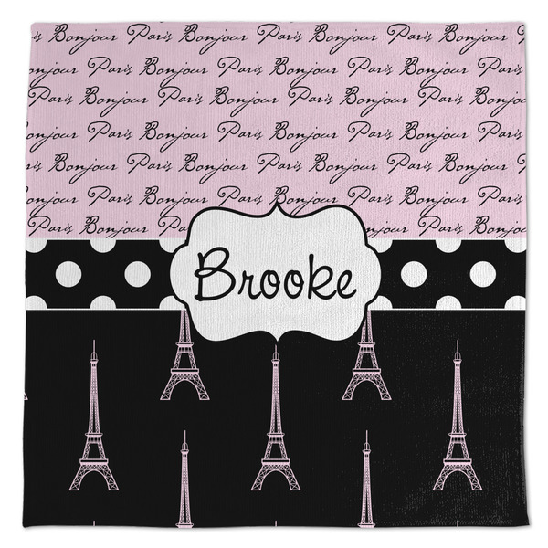 Paris Bonjour and Eiffel Tower Microfiber Dish Rag - APPROVAL