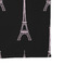 Paris Bonjour and Eiffel Tower Microfiber Dish Rag - DETAIL