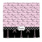 Paris Bonjour and Eiffel Tower Microfiber Dish Rag (Personalized)