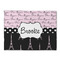Paris Bonjour and Eiffel Tower Microfiber Screen Cleaner - Front