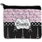 Paris Bonjour and Eiffel Tower Rectangular Coin Purse (Personalized)