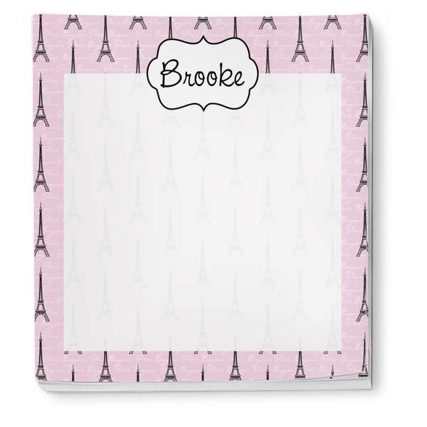 Paris Bonjour and Eiffel Tower Notepad - Apvl