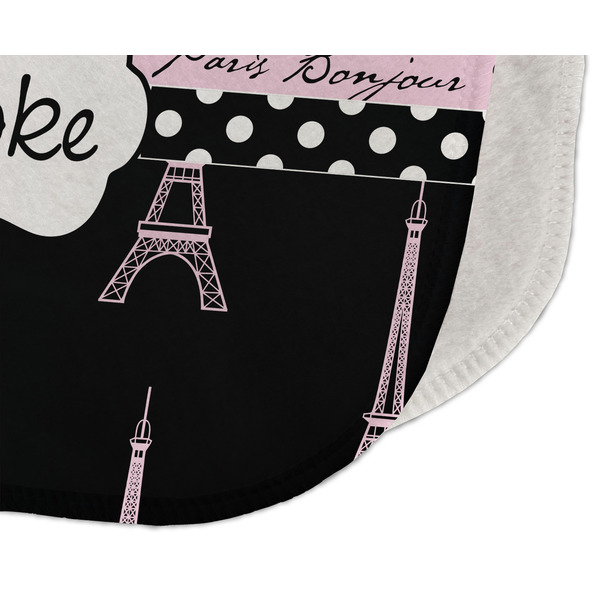 Paris Bonjour and Eiffel Tower Old Burp Detail