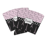 Paris Bonjour and Eiffel Tower Party Cup Sleeve (Personalized)