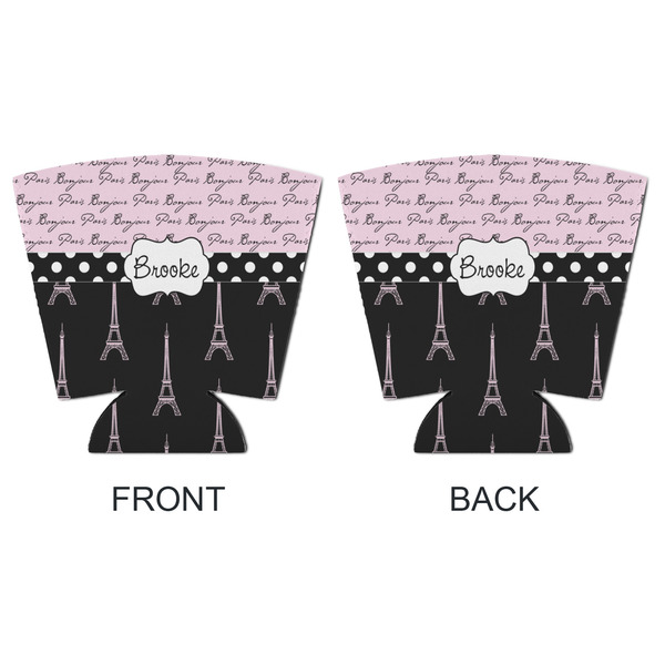 Paris Bonjour and Eiffel Tower Party Cup Sleeves - with bottom - APPROVAL