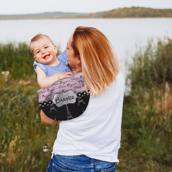 Paris Bonjour and Eiffel Tower Peanut Shaped Burp - Lifestyle