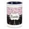 Paris Bonjour and Eiffel Tower Ceramic Pencil Holders - Blue