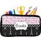 Paris Bonjour and Eiffel Tower Neoprene Pencil Case (Personalized)