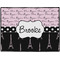 Paris Bonjour and Eiffel Tower Door Mat (Personalized)