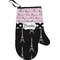 Paris Bonjour and Eiffel Tower Personalized Oven Mitts