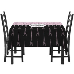 Paris Bonjour and Eiffel Tower Tablecloth (Personalized)