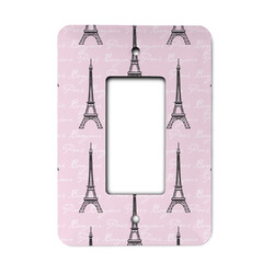 Paris Bonjour and Eiffel Tower Rocker Style Light Switch Cover
