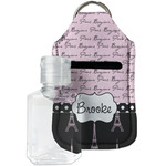 Paris Bonjour and Eiffel Tower Hand Sanitizer & Keychain Holder - Small (Personalized)