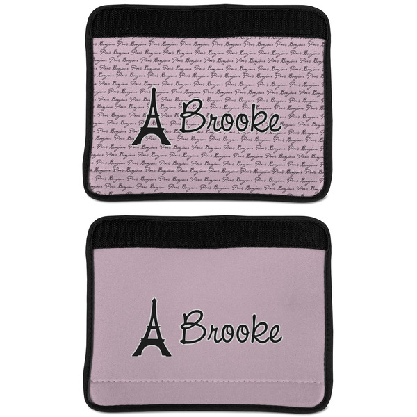 Paris Bonjour and Eiffel Tower Seat Belt Cover (APPROVAL Update)