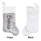 Paris Bonjour and Eiffel Tower Sequin Stocking - Approval