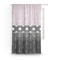 Paris Bonjour and Eiffel Tower Sheer Curtain With Window and Rod