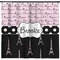 Paris Bonjour and Eiffel Tower Shower Curtain (Personalized)