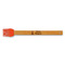 Paris Bonjour and Eiffel Tower Silicone Brush-  Red - FRONT