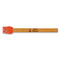 Paris Bonjour and Eiffel Tower Silicone Brush - Red (Personalized)