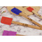 Paris Bonjour and Eiffel Tower Silicone Spatula - Red - Lifestyle