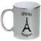 Paris Bonjour and Eiffel Tower Silver Mug - Main