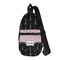 Paris Bonjour and Eiffel Tower Sling Bag (Personalized)