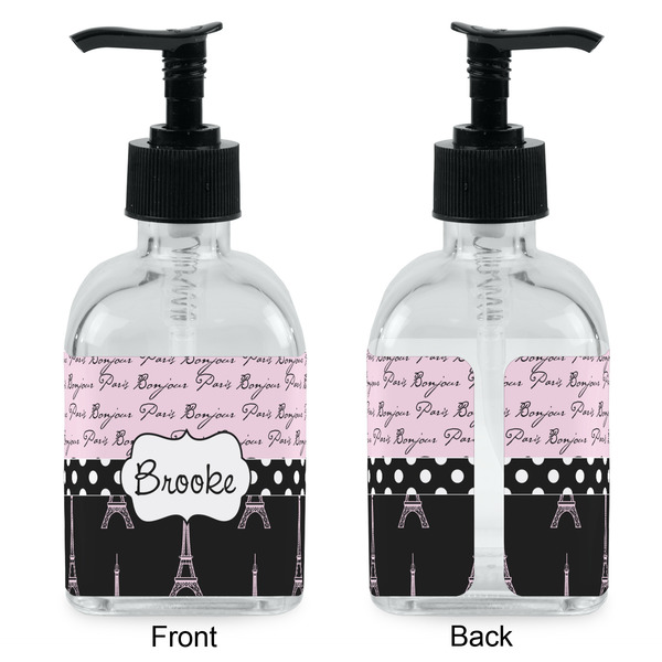 Paris Bonjour and Eiffel Tower Glass Soap/Lotion Dispenser - Approval