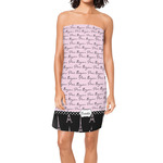 Paris Bonjour and Eiffel Tower Spa / Bath Wrap w/ Name or Text