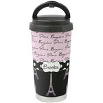 Paris Bonjour and Eiffel Tower Stainless Steel Coffee Tumbler (Personalized)