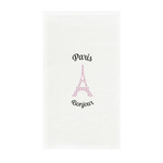 Paris Bonjour and Eiffel Tower Guest Paper Towels - Full Color - Standard (Personalized)