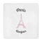Paris Bonjour and Eiffel Tower Decorative Paper Napkins (Personalized)