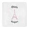 Paris Bonjour and Eiffel Tower Decorative Paper Napkins (Personalized)