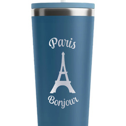 Paris Bonjour and Eiffel Tower RTIC Everyday Tumbler with Straw - 28oz (Personalized)