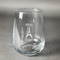 Paris Bonjour and Eiffel Tower Stemless Wine Glass - Front/Approval